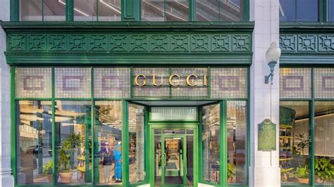 Gucci store in Chicago downtown